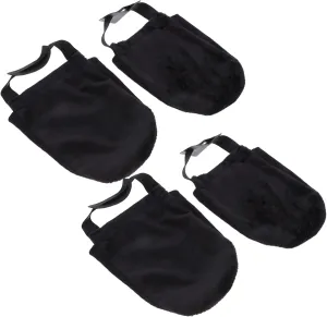 Hemoton Bowling Shoe Slider Covers 2 Pairs Elastic Covers for Bowling Shoes for Men Women