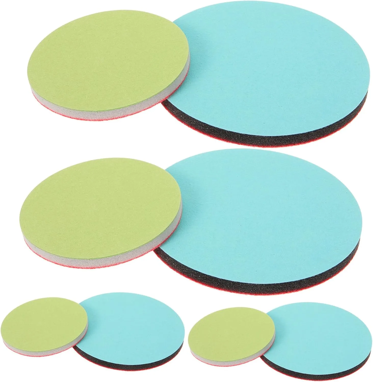 Housoutil Ensures Homogeneous Grit Distribution 8pcs Bowling Sanding Pads Sponge Sandpaper Bowling Accessories