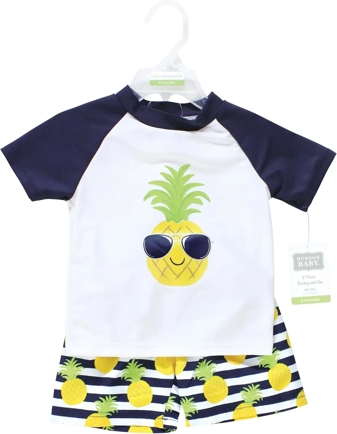 Hudson Baby Unisex Baby Swim Rashguard Set