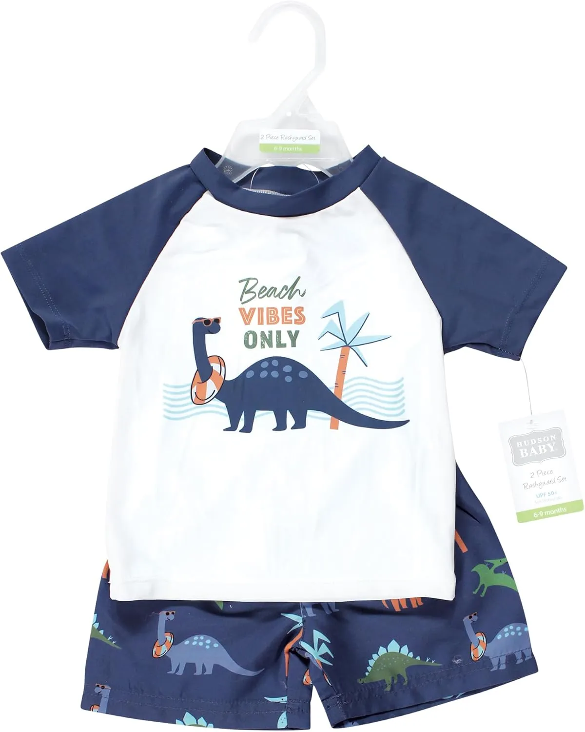 Hudson Baby Unisex Baby Swim Rashguard Set