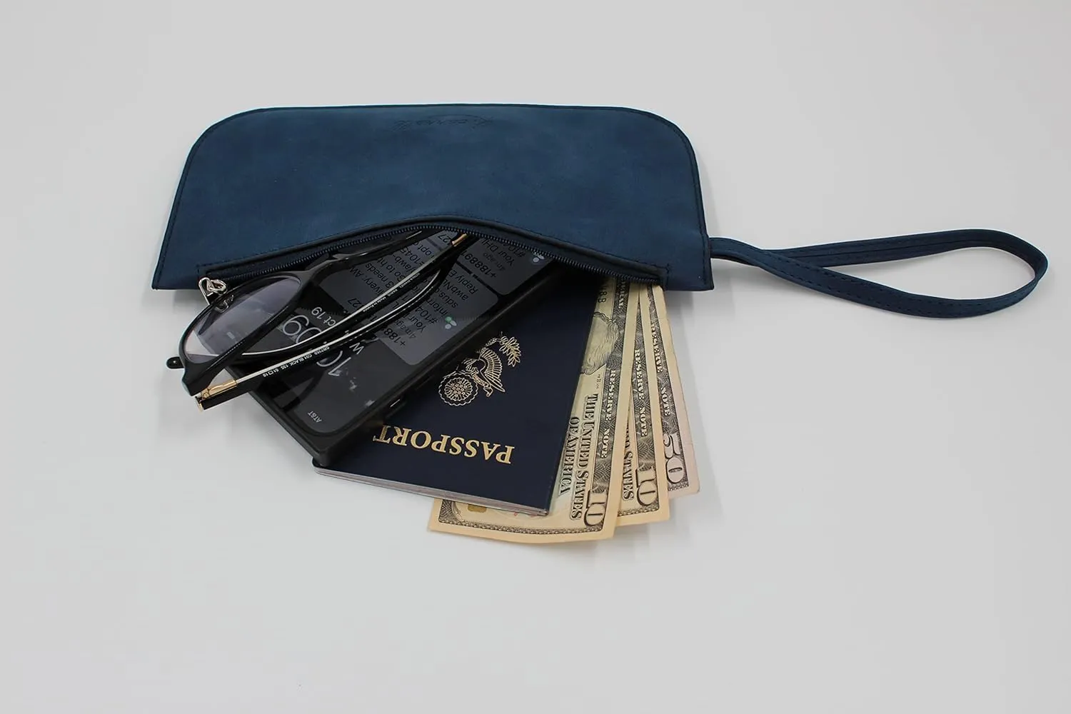 K. Carroll Accessories Faux Suede Wristlet