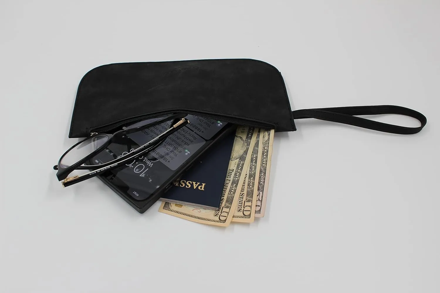 K. Carroll Accessories Faux Suede Wristlet