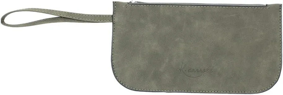 K. Carroll Accessories Faux Suede Wristlet