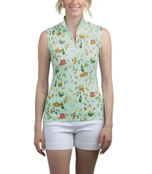 Kastel Sleeveless Picnic Print