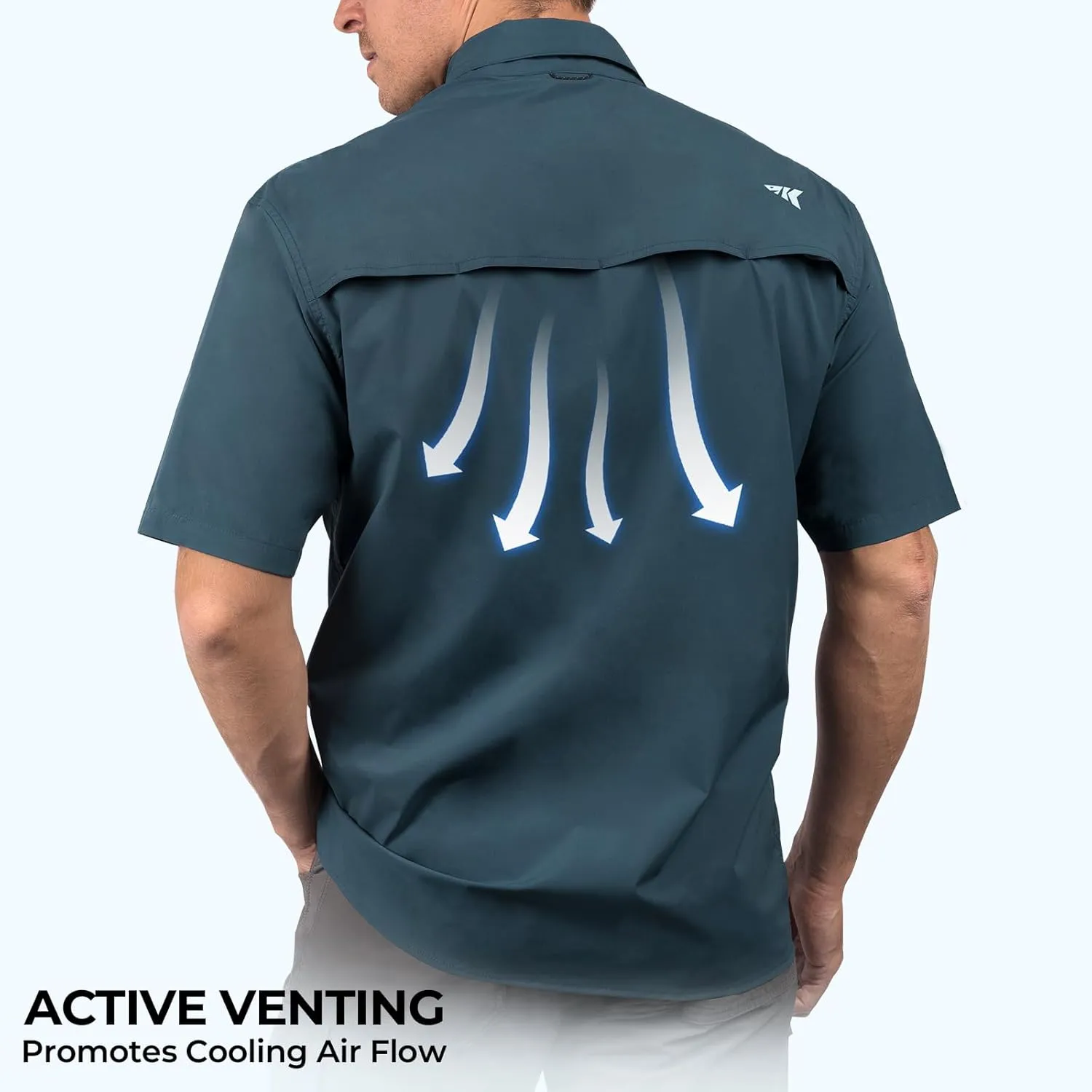 KastKing ReKon Men's Fishing Shirts, Well Made, Quick-Dry Short & Long Sleeve Hiking Beach Shirts, Sun Protection