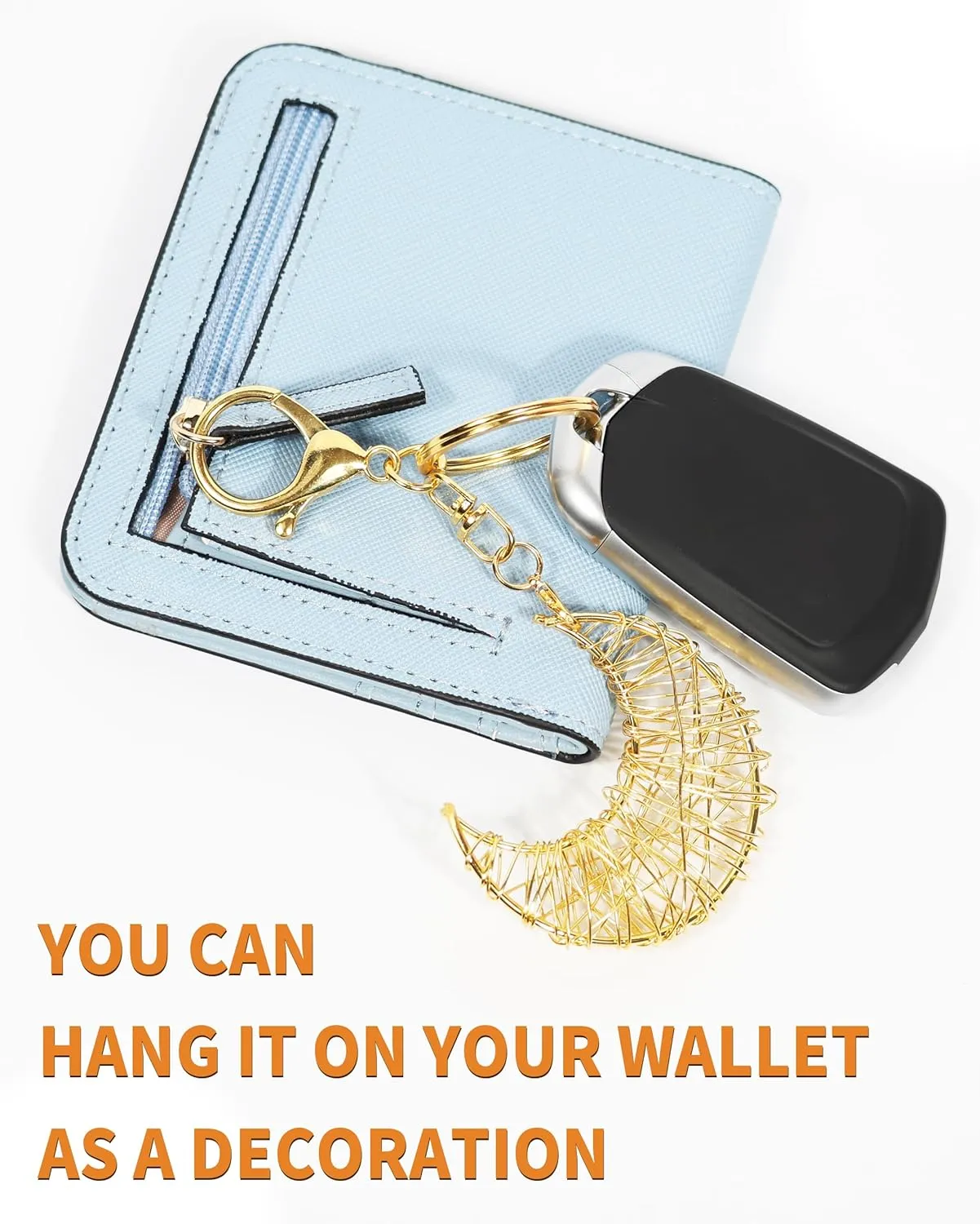 Key Chain Charm- Dainty Keychain, Purse Charm for Bag, Keychain Wristlet Wallet Accessories