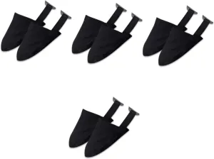 Kisangel 2 Pairs Bowling Shoe Covers wear Resist Bowling Slider Bowling Shoes Fabric Slider Bowling Shoe Slide