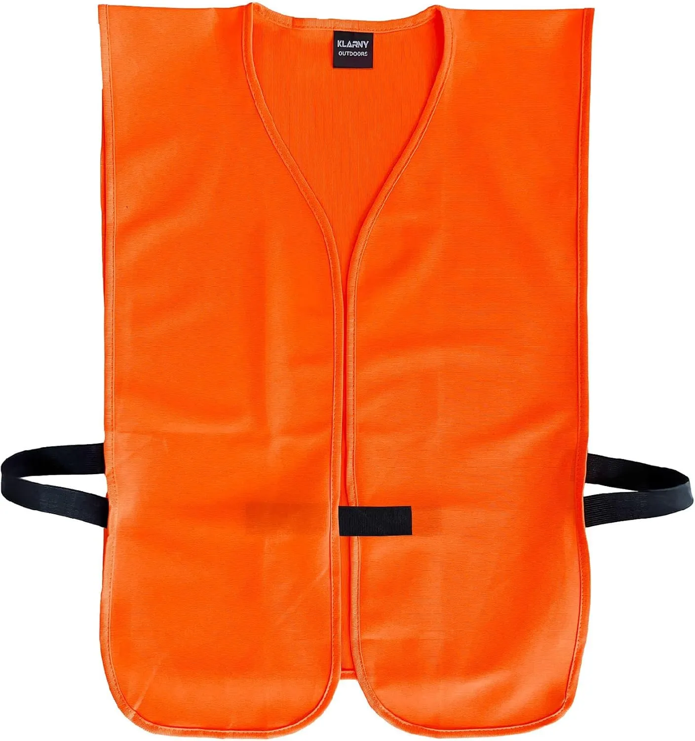 Klarny Outdoors Orange Safety Vest, Outdoor Hiking Walking Lightweight Accessories For Men, Women, Kids