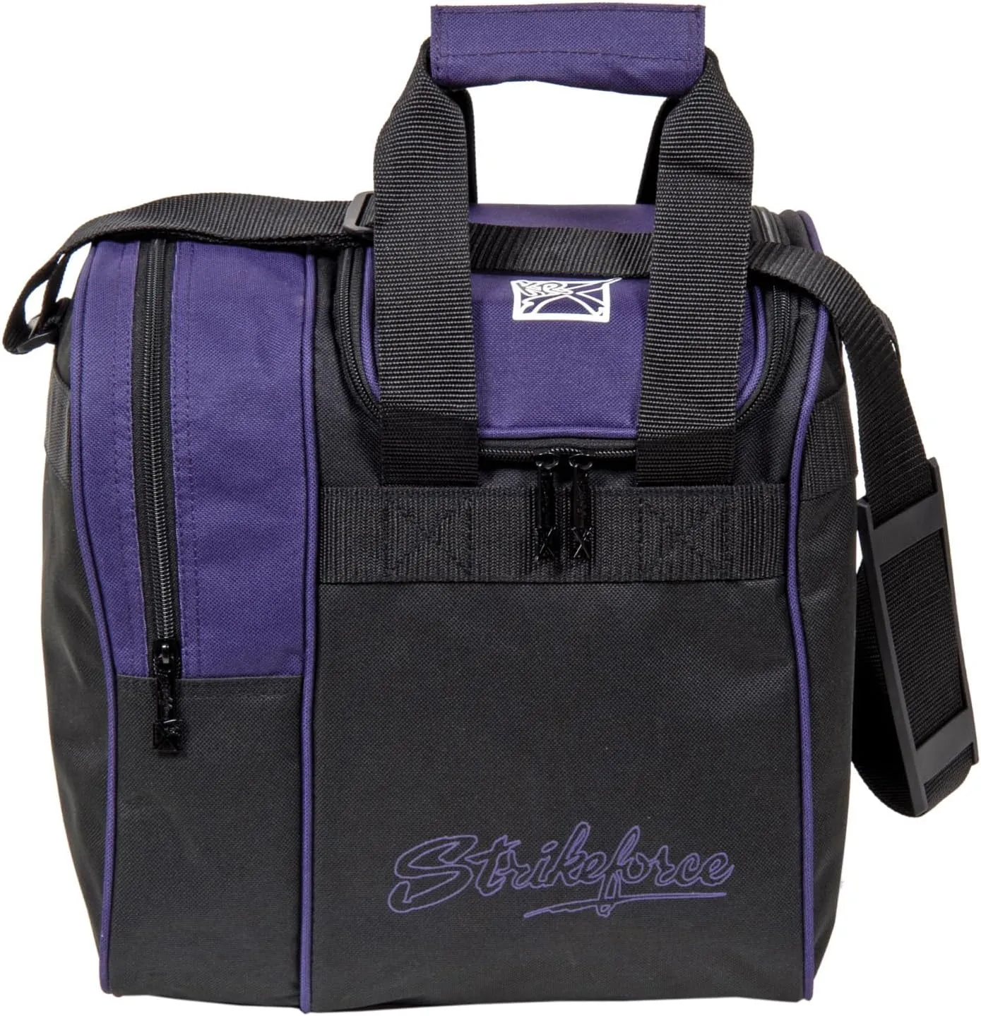KR Strikeforce Rook Single Tote with Side Shoe Compartment - Holds One Ball and Pair of Shoes up to Size 11