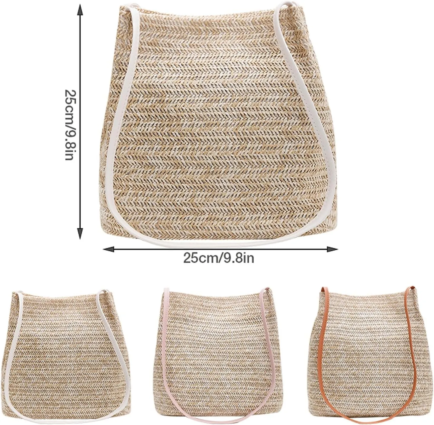 Large Insulated Tote Bag Big Bags Handmade Woven Tote Travel Handbags Shopping Hand Bags Hand Bags