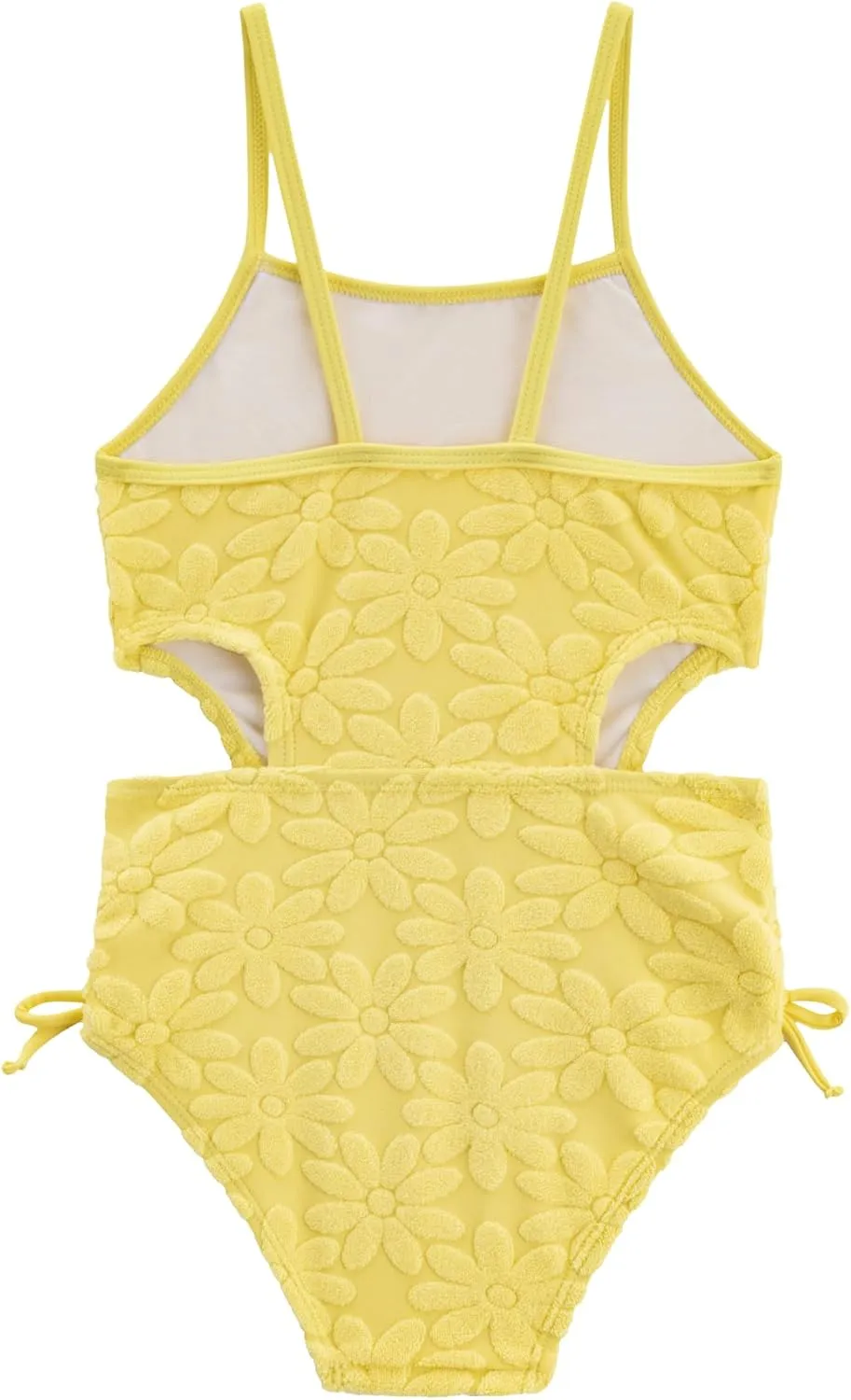 LIZENS Girls One Piece Swimwear Cut Out Floral Print 2-12Years Bow Beach Bathing Swimsuit