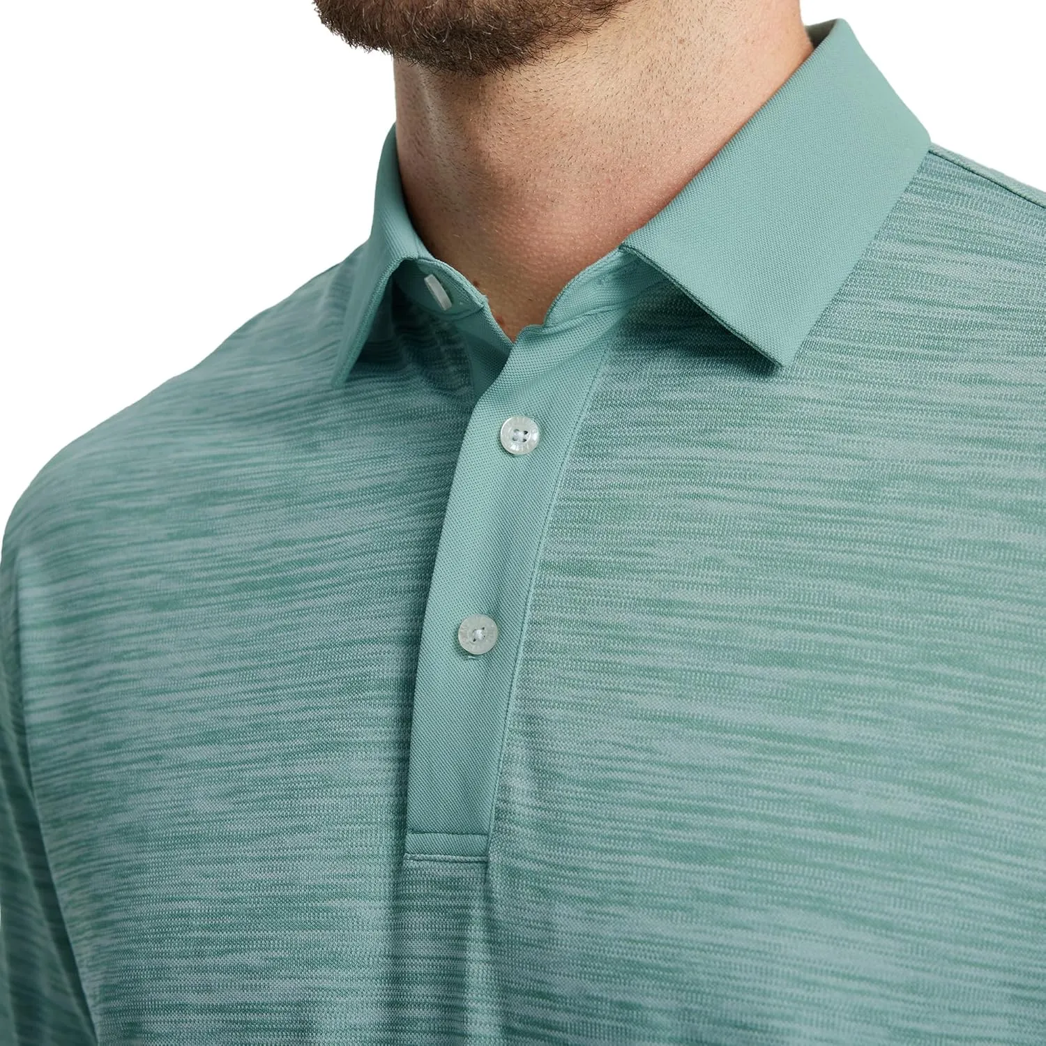 M MAELREG Golf Shirts for Men Dry Fit Short Sleeve Casual Performance Moisture Wicking Heather Pique Collared Polo Shirts
