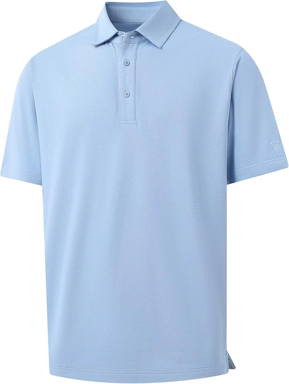 M MAELREG Golf Shirts for Men Pique Solid Performance Moisture Wicking Lightweight Collared Mens Polo Shirts Short Sleeve