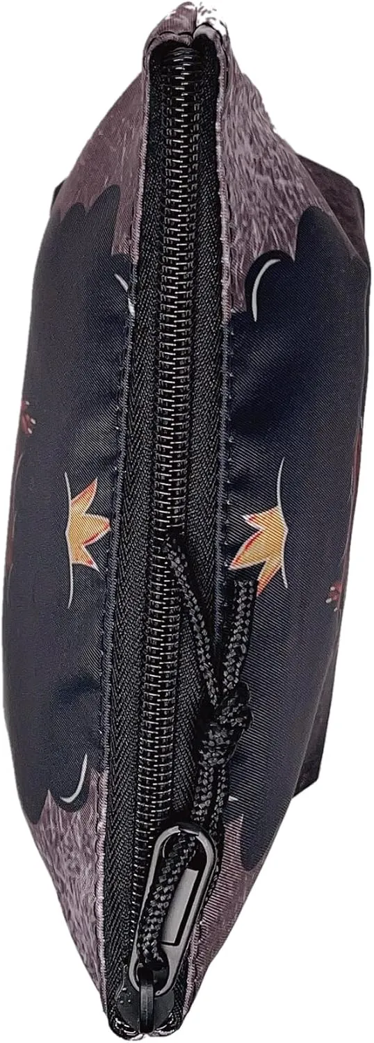 Makeup Bag Cosmetic Bag 2 Pieces for Women Travel Toiletry Bag Large Capacity Accessories Organizer Sassy Black Queen African American Ladies Gifts