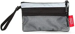 Manhattan Portage Luminosity Pouch Water Resistant Accessories Carry Case Mesh Pocket Reflective Wristlet Strap