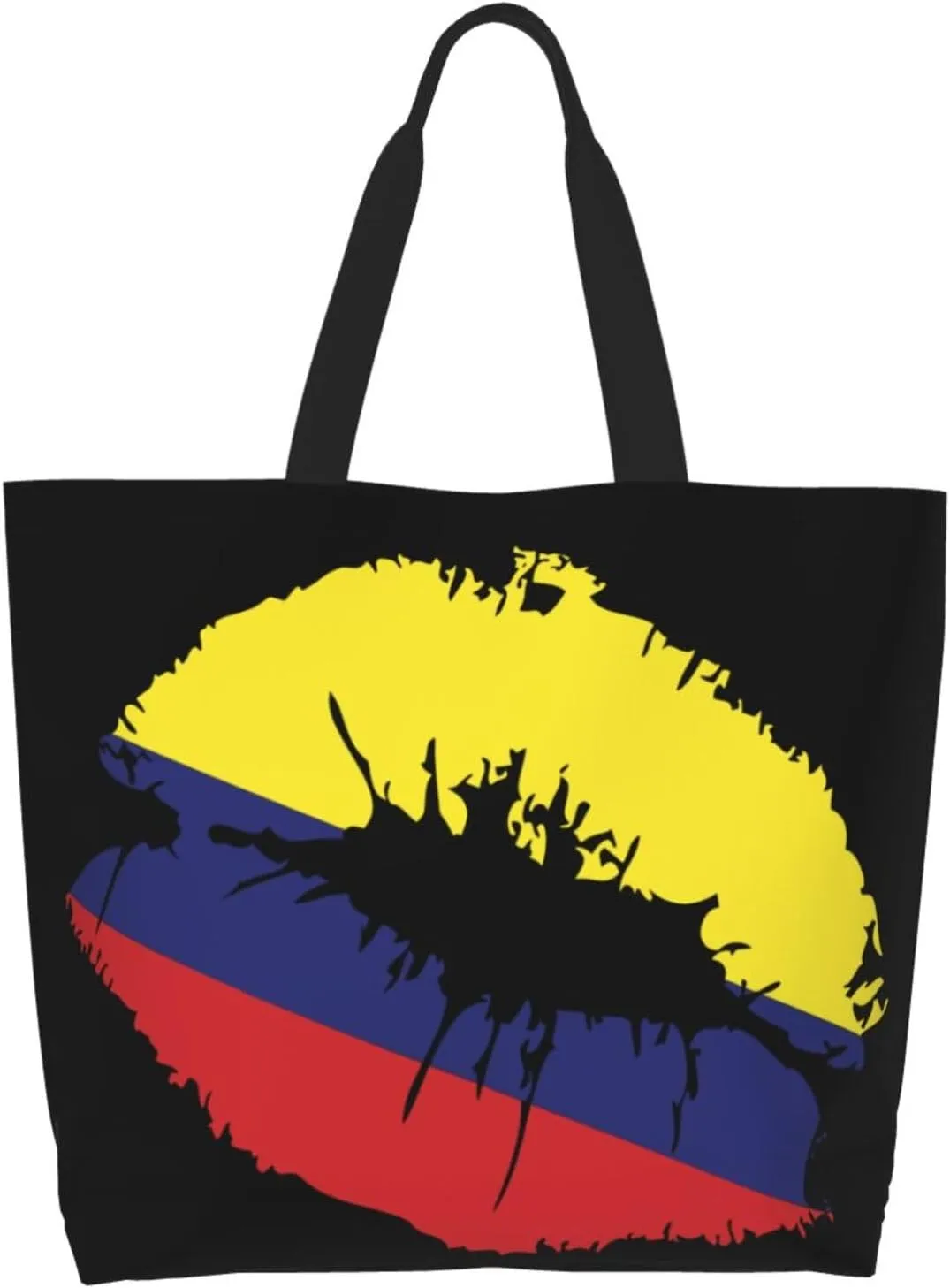 Marriage Colombian Married Flag Women's Tote Bag Large Capacity Single Shoulder Bags Handbag for Shopping Work