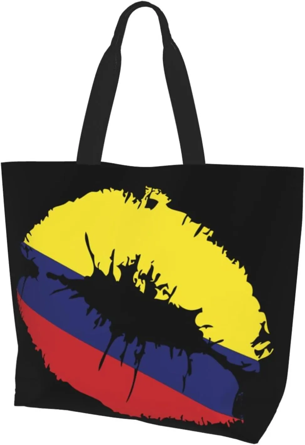 Marriage Colombian Married Flag Women's Tote Bag Large Capacity Single Shoulder Bags Handbag for Shopping Work