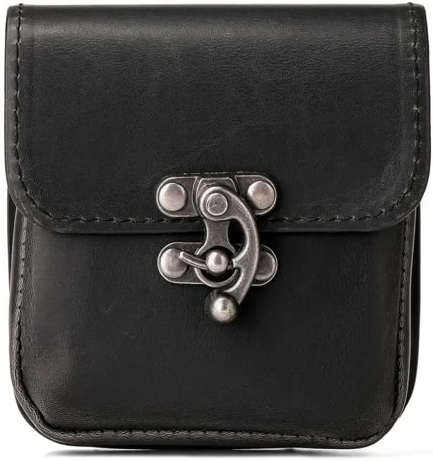 Medieval Belt Pouch, Leather Waist Bag Portable Purse Costume Accessories for Casual Hiking Cosplay