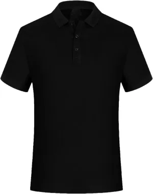 Men Quick Dry Polo Shirt Summer Fashion Casual Basic Tops Short Sleeve Golf Work Tops