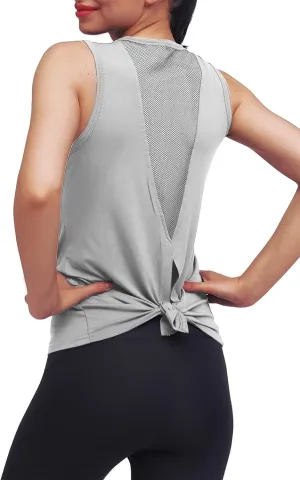 Mippo Workout Tops for Women Yoga Tank Tops Muscle Tank Athletic Shirs Workout Clothes