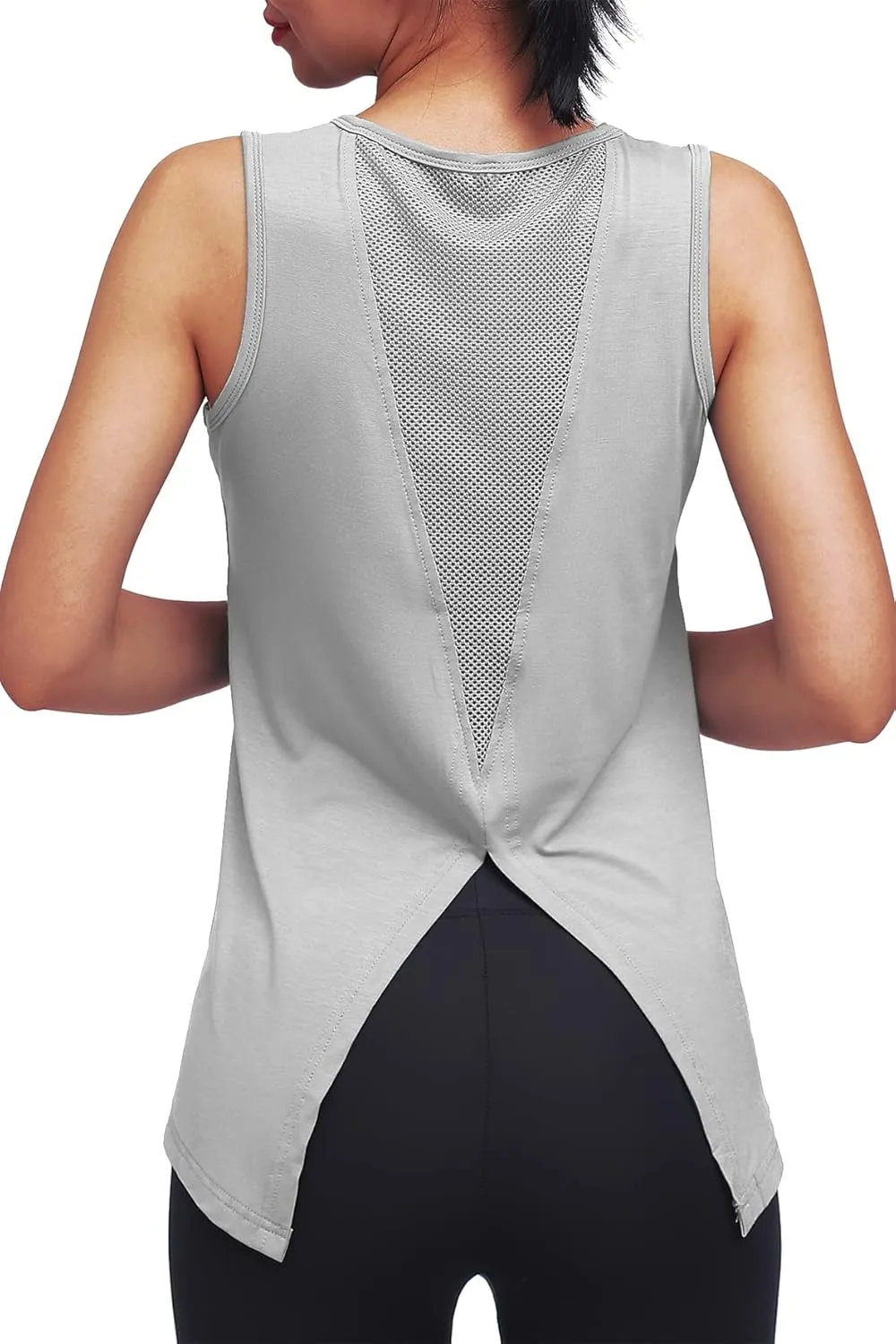 Mippo Workout Tops for Women Yoga Tank Tops Muscle Tank Athletic Shirs Workout Clothes