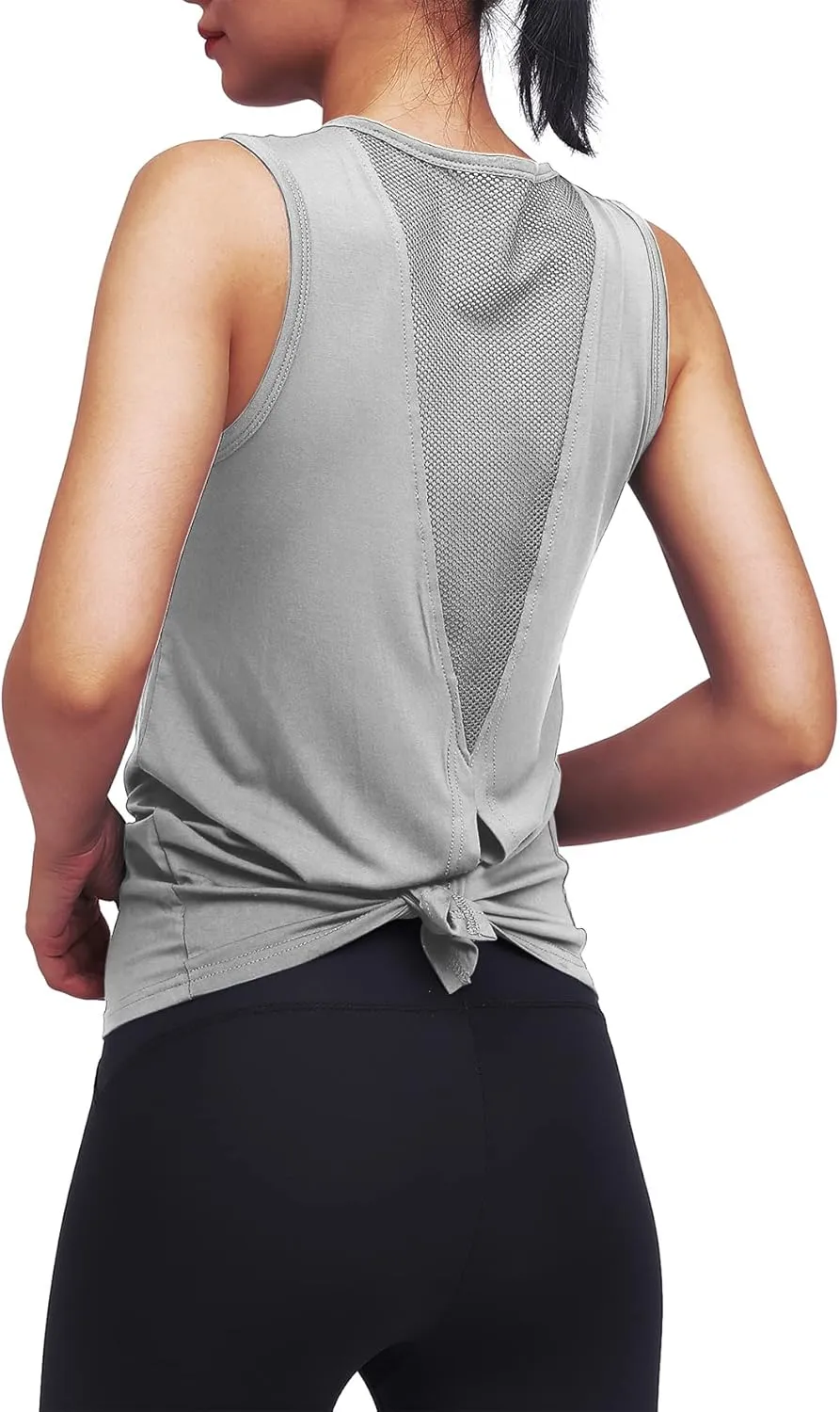 Mippo Workout Tops for Women Yoga Tank Tops Muscle Tank Athletic Shirs Workout Clothes