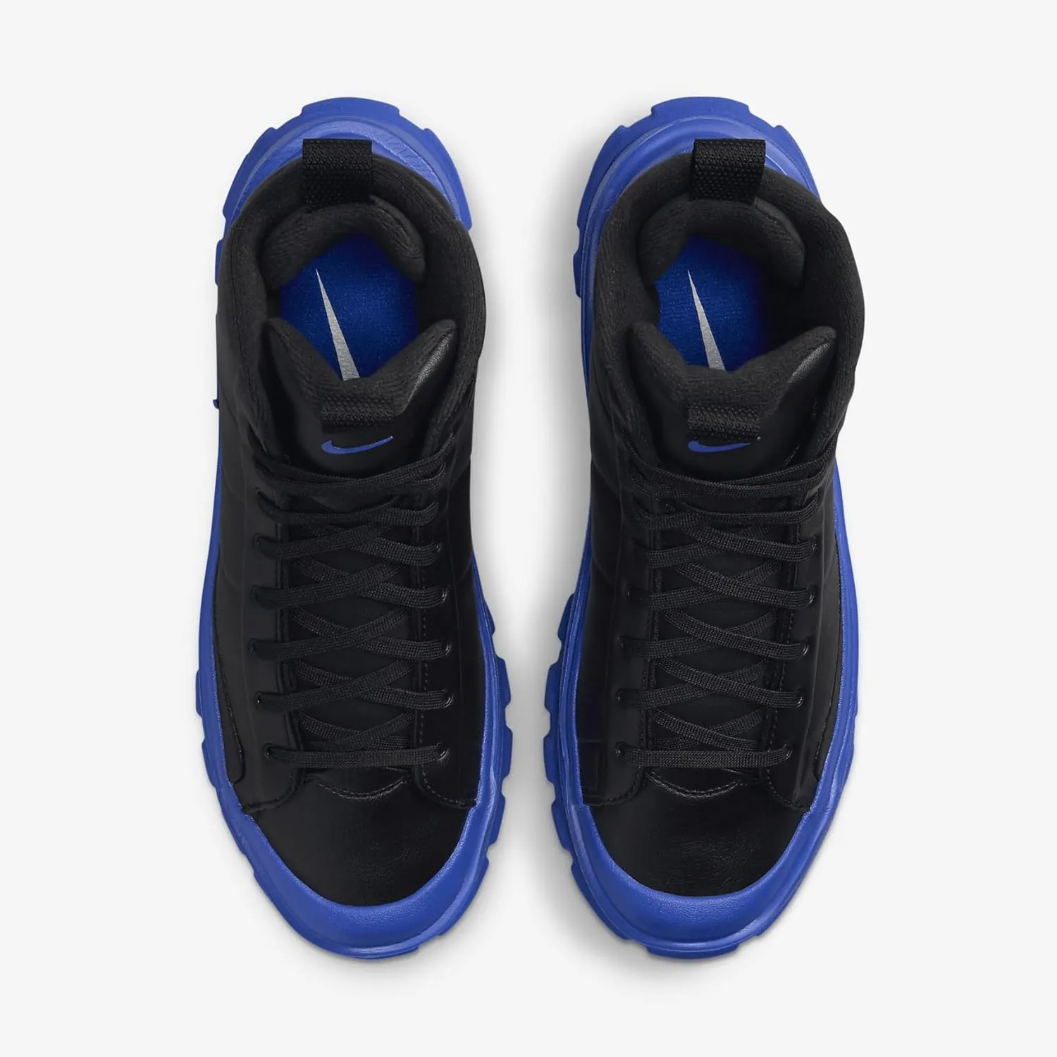 Nike Blazer Roam Mid Women's Winterized Shoes (FQ9065-001, Black/Racer Blue)