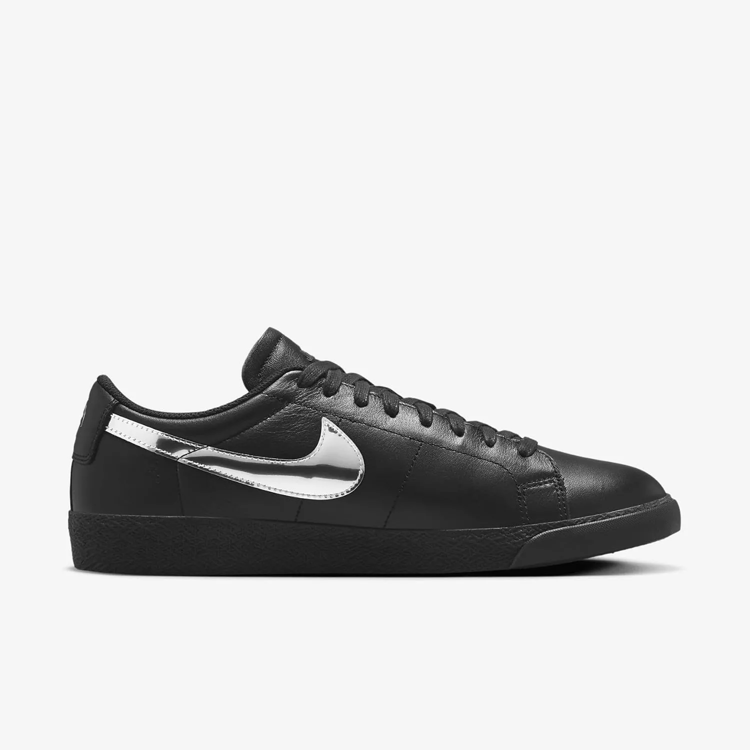 Nike SB Zoom Blazer Low x Dancer Skateboards Men's Shoes (HJ6703-001, Black/Black/Metallic Silver)