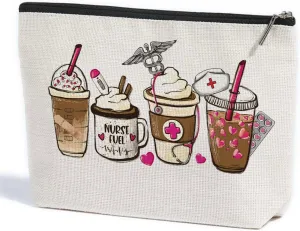 Nurse Gifts Makeup Bag Nurse Accessories for Work Nurse Gifts Nursing Accessories for Nurses Nurse Week Appreciation Gifts for Women Friend Coworker Girls Graduation Birthday Christmas Nurse Day
