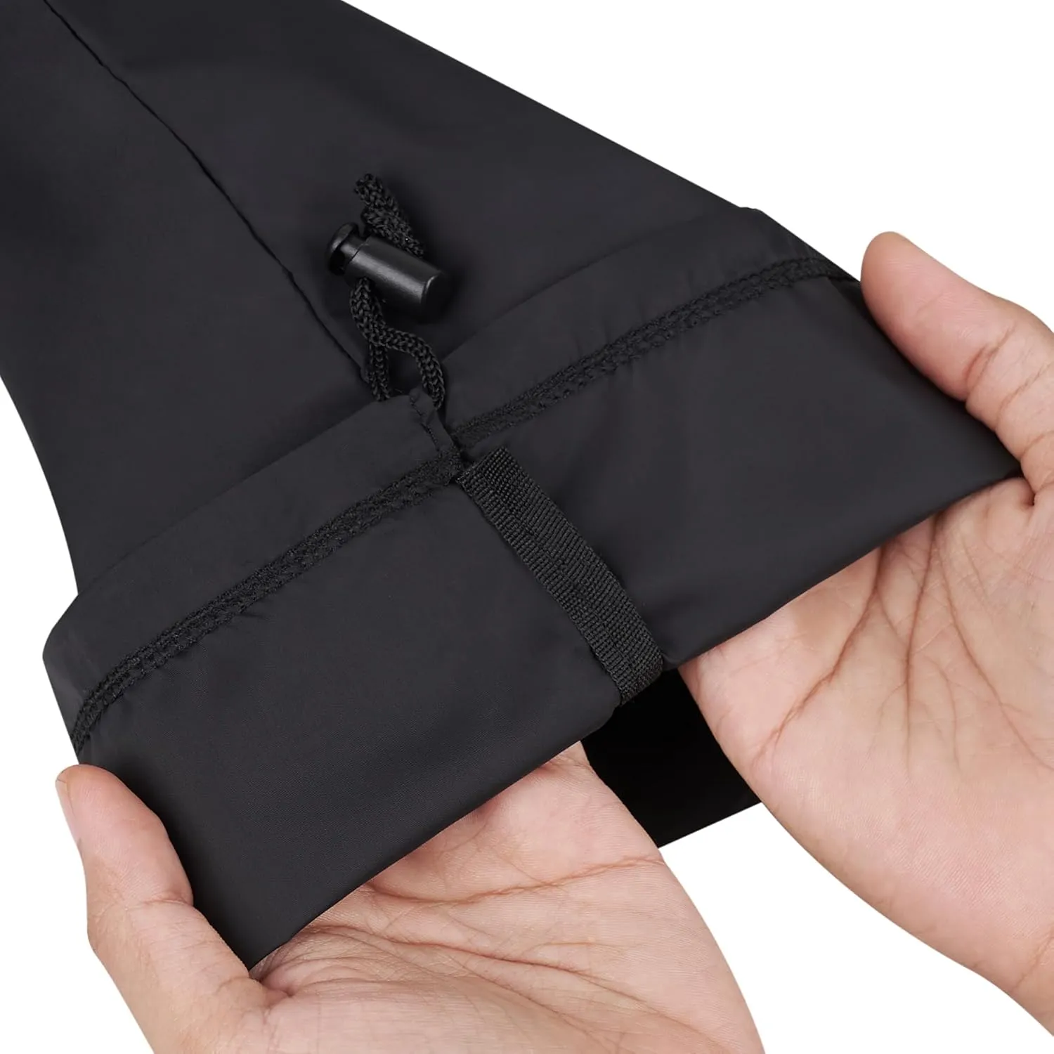 PALTERWEAR Drawstring Bag - UltraLight Nylon Cinch and Ditty Pouch For Storage, Outdoor, Sandals and Shoes (5 pack, Black, 10 x 15 inch)