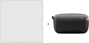 PGYTECH Protective Wrap Lens Camera Wrap Cloth   Tech Accessories Pouch Electronics Organizer Bag, black