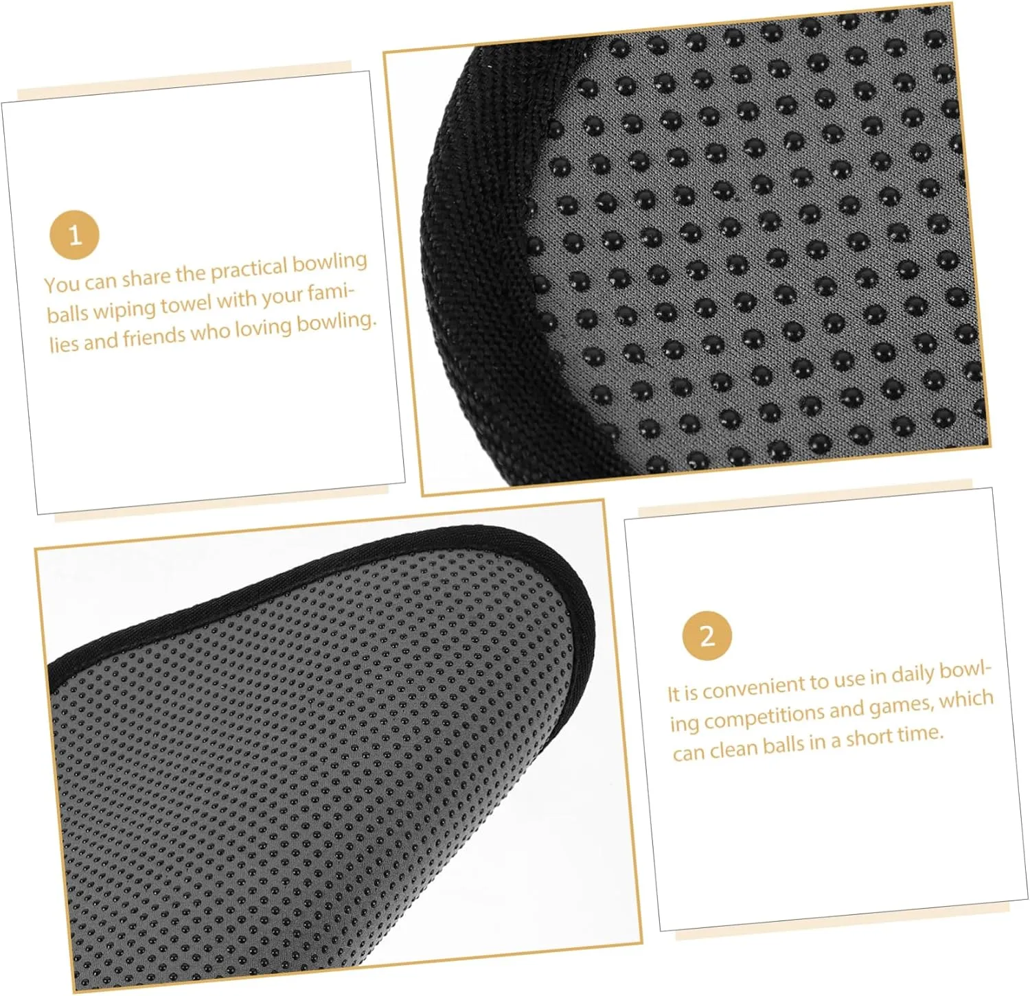 polishing Bowling Towel Microfiber washcloth Neoprene Epoxy Accessories Clean Professional polishing