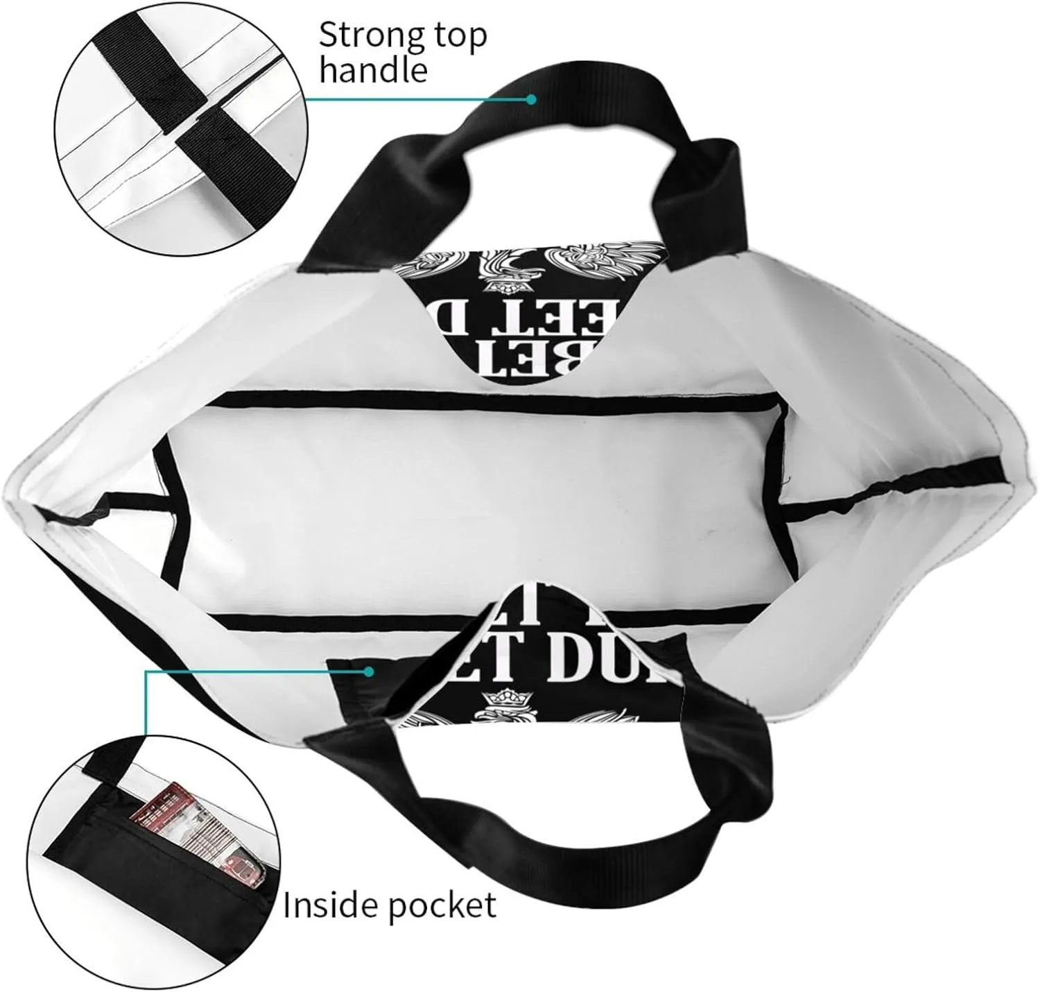 Puerto Rican American Flag Women's Tote Bag Large Capacity Single Shoulder Bags Handbag for Shopping Work