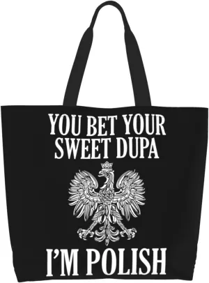 Puerto Rican American Flag Women's Tote Bag Large Capacity Single Shoulder Bags Handbag for Shopping Work