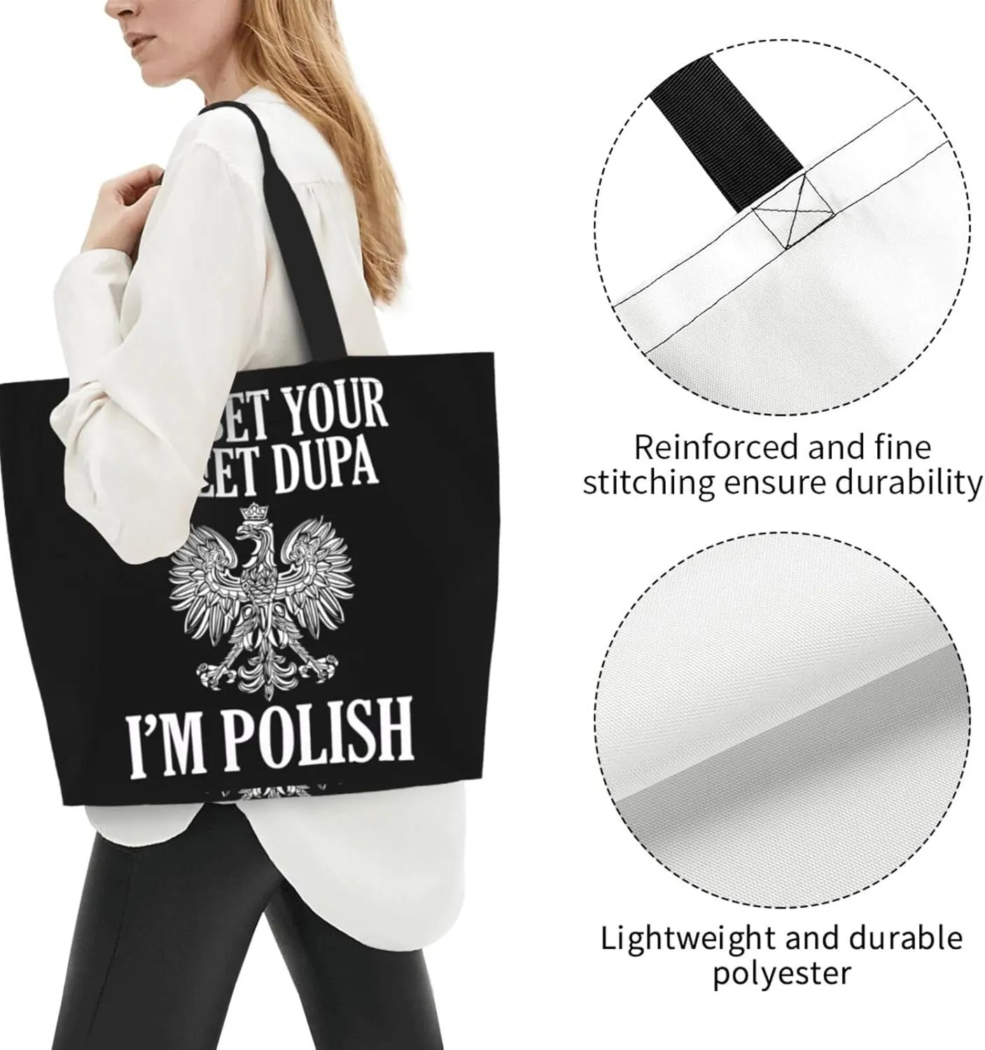 Puerto Rican American Flag Women's Tote Bag Large Capacity Single Shoulder Bags Handbag for Shopping Work