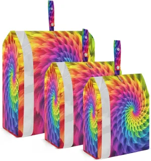Rainbow Spira Packing Cubes for Travel 3 Set Packing Bags Luggage Accessories for Organization