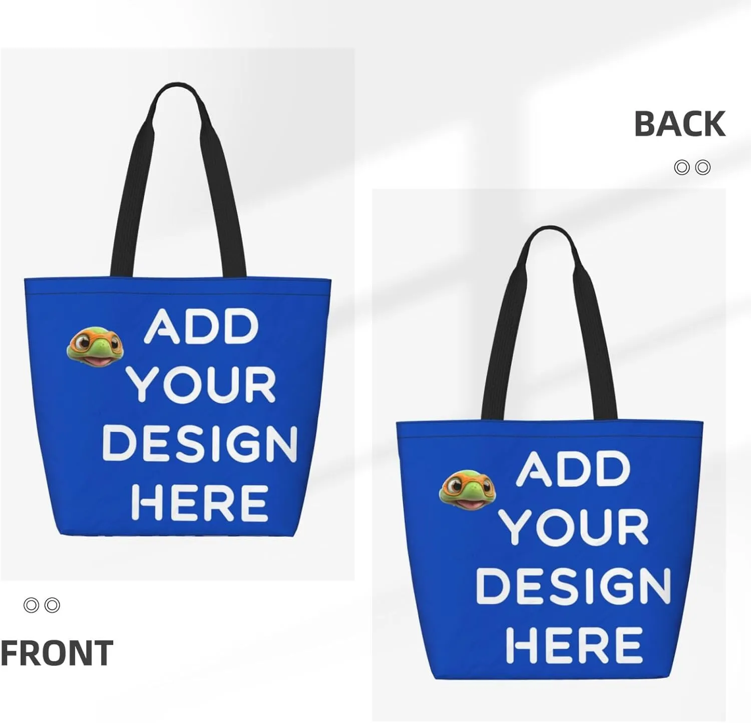 Reusable Shopping Tote Bag Women Casual Shoulder Handbag Multipurpose Portable Grocery Storage Bags
