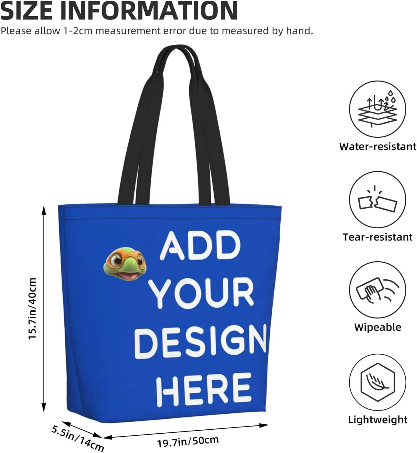 Reusable Shopping Tote Bag Women Casual Shoulder Handbag Multipurpose Portable Grocery Storage Bags