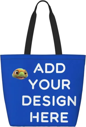 Reusable Shopping Tote Bag Women Casual Shoulder Handbag Multipurpose Portable Grocery Storage Bags