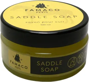 Saddle Soap - All Leathers Cleaner - 3.3 Oz - For Shoes Boots Clothing Garments Purses Hand Bags - Made in France