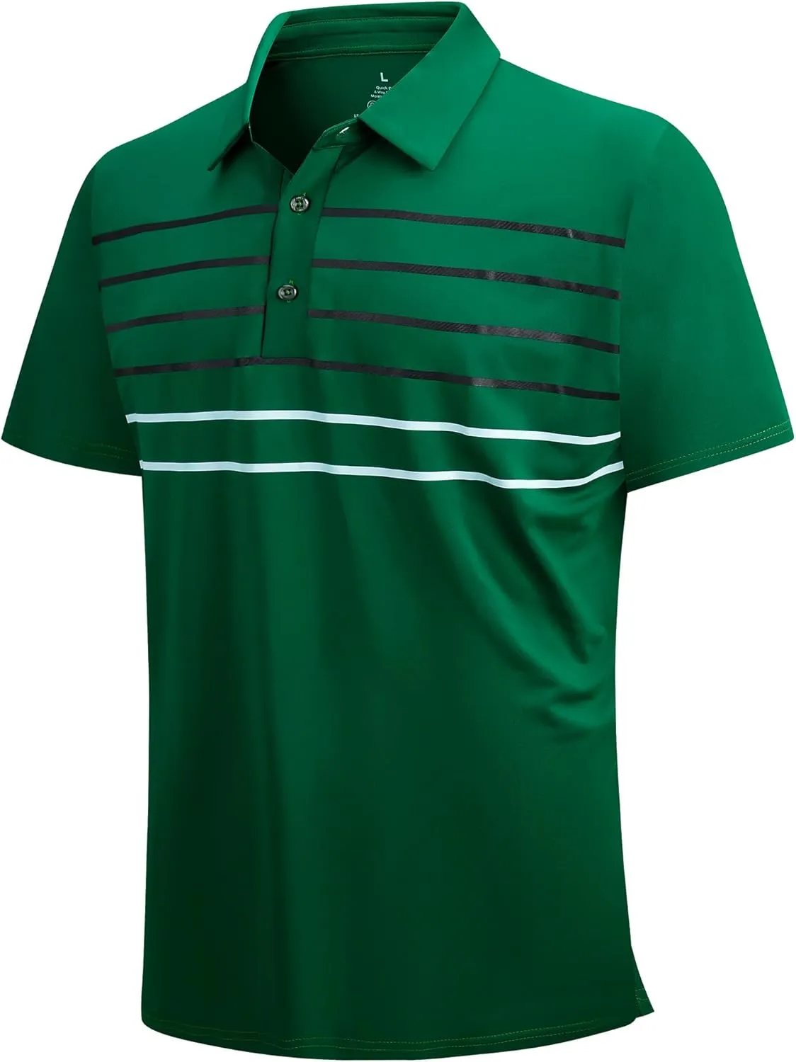 SAMERM Golf Shirts for Men Dry Fit Short Sleeve Mens Golf Shirt Performance Moisture Wicking Polo Shirts for Men