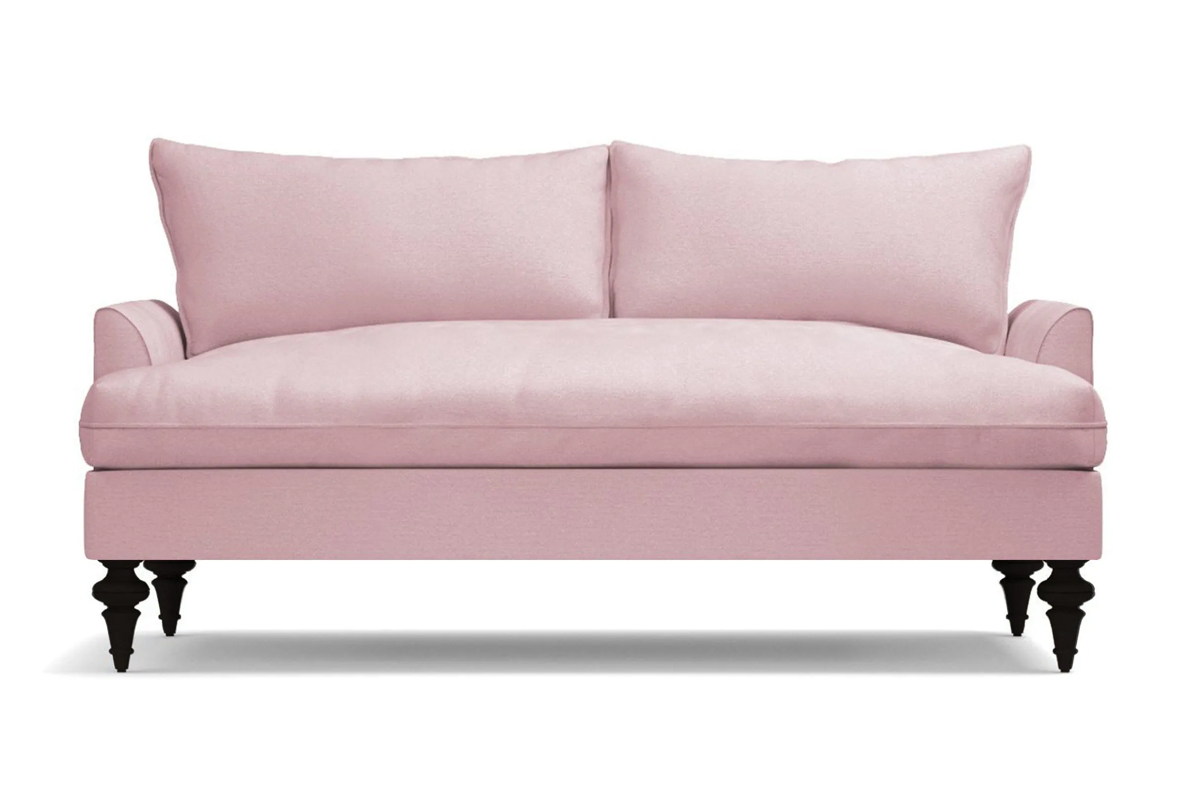Saxon Apartment Size Sofa :: Leg Finish: Espresso / Size: Apartment Size - 72"w