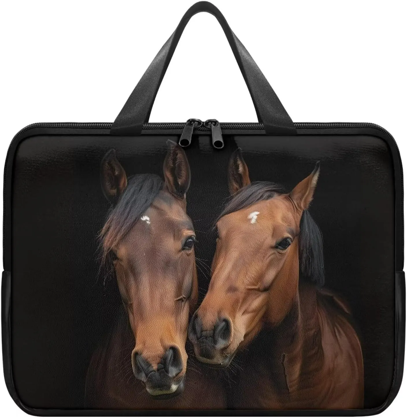 SEANATIVE Waterproof Computer Bag with Zipper Laptop Bag Tablet Shoulder Bag Computer Accessories Briefcase Handbag