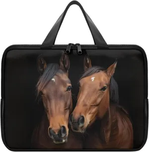 SEANATIVE Waterproof Computer Bag with Zipper Laptop Bag Tablet Shoulder Bag Computer Accessories Briefcase Handbag