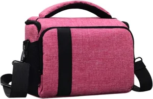 Shockproof Portable Projector Bag Case Camera Camera Accessories Outdoor Photography Camera Bag (Color : Red)