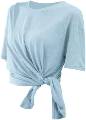 Short Sleeve Quick Dry T-Shirts Wicking Moisture Sports Gym Yoga Jogging Shirts for Women