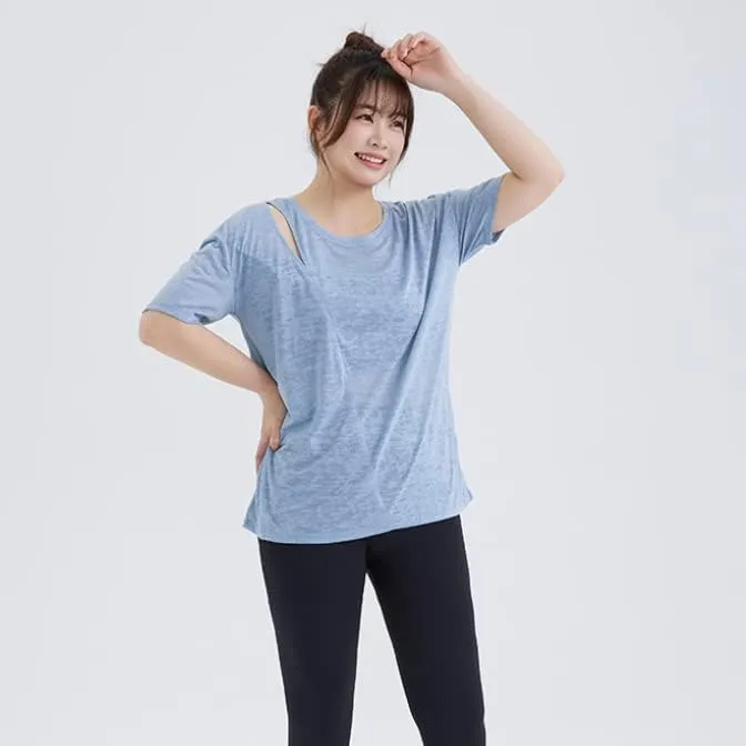 Short Sleeve Quick Dry T-Shirts Wicking Moisture Sports Gym Yoga Jogging Shirts for Women