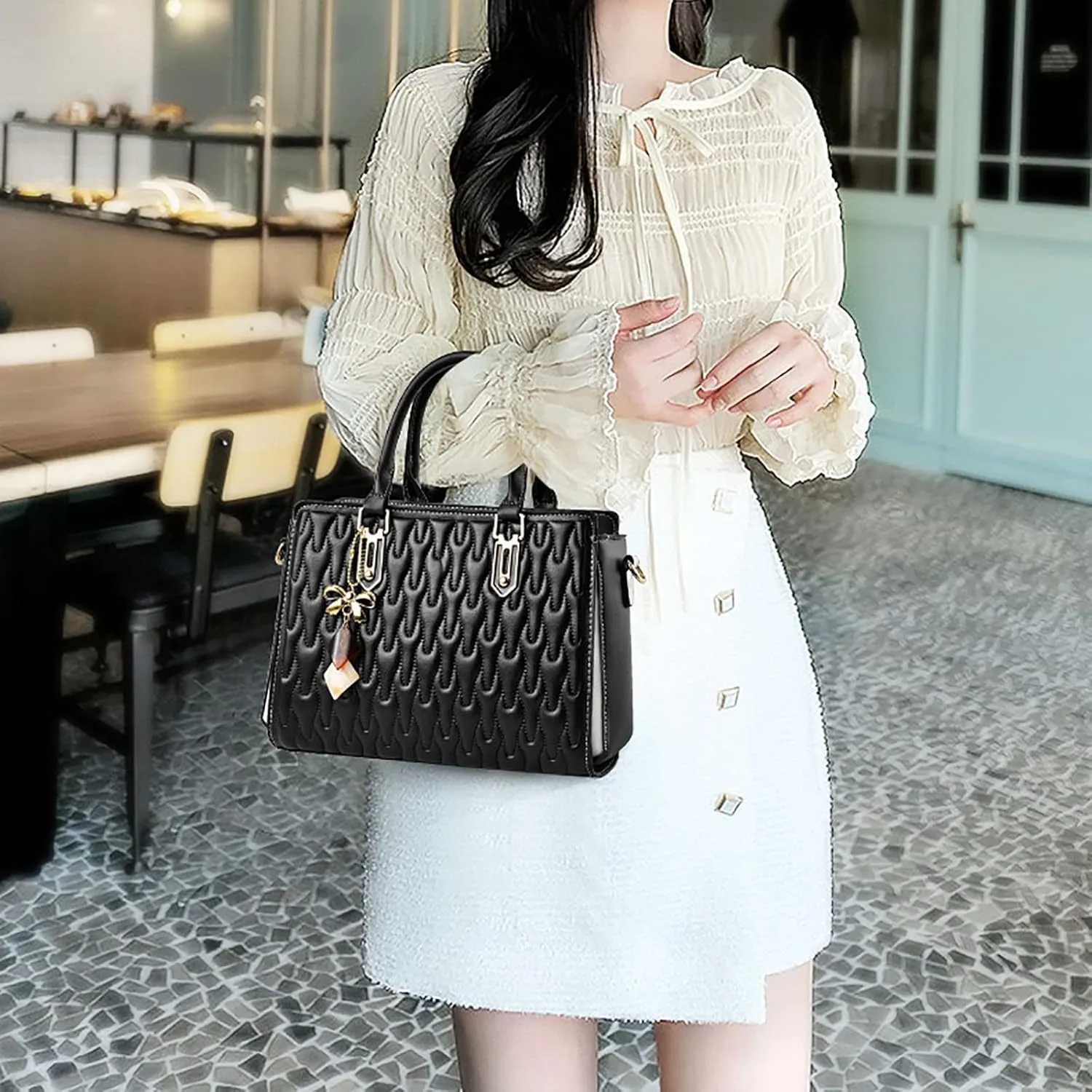 Shoulder Bag for Women Tote Bag For Women Fashion Womens Handbags Ladies Purse Satchel Shoulder Bags Tote Leather
