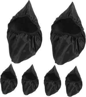 Skating Accessories Set: Boot Covers Blade Holders Wheel Dust Covers 3 Pairs