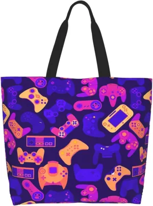 Snowflakes Christmas Gingerbread Man Women's Tote Bag Large Capacity Single Shoulder Bags Handbag for Shopping Work